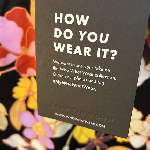 Who What Wear Bright Floral Blouse. - Picture 8 of 12